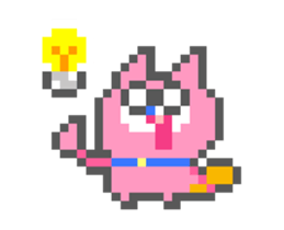 Pixel party 01 - Bit, Byte & Kilo sticker #12088304