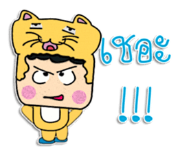 Hi! My name is Taro. ^_^ sticker #12088474