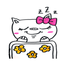 lovely bu-chan with bo-kun. sticker #12088740