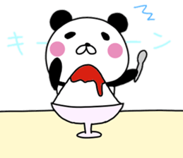 Summer panda daily sticker #12089086