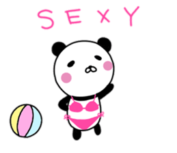 Summer panda daily sticker #12089093