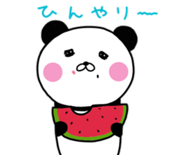 Summer panda daily sticker #12089095