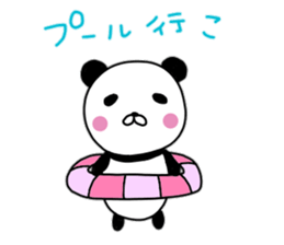 Summer panda daily sticker #12089096
