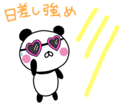 Summer panda daily sticker #12089098
