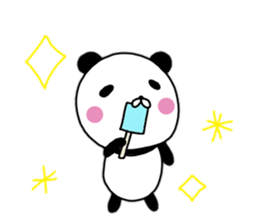 Summer panda daily sticker #12089099