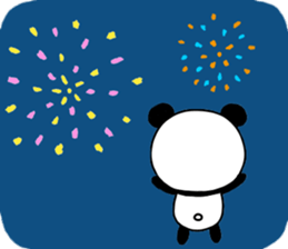 Summer panda daily sticker #12089102