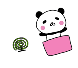 Summer panda daily sticker #12089115