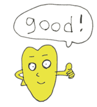 Happy every day of yellow man sticker #12089212