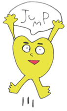 Happy every day of yellow man sticker #12089216