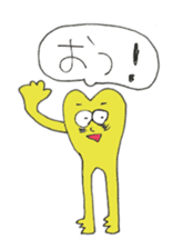 Happy every day of yellow man sticker #12089223
