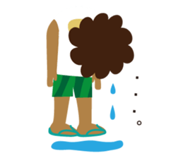 sleeveless clothes man sticker #12089987