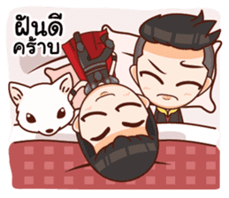 Mr.Life 2 : make a good living as a team sticker #12090813