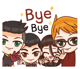 Mr.Life 2 : make a good living as a team sticker #12090817