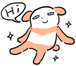 Panda O sticker #12091759