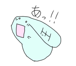 shikoku rabbit 2 sticker #12092245