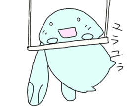 shikoku rabbit 2 sticker #12092250