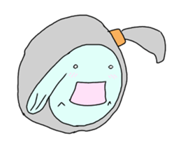 shikoku rabbit 2 sticker #12092255