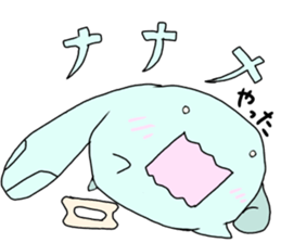 shikoku rabbit 2 sticker #12092265