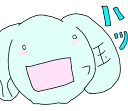 shikoku rabbit 2 sticker #12092268