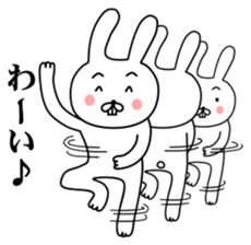 A little bit annoying rabbit ver.2 sticker #12093819