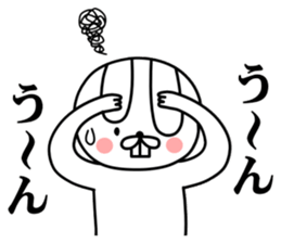 A little bit annoying rabbit ver.2 sticker #12093823