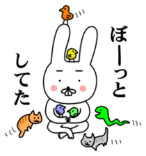 A little bit annoying rabbit ver.2 sticker #12093825