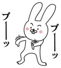A little bit annoying rabbit ver.2 sticker #12093828