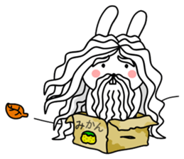 A little bit annoying rabbit ver.2 sticker #12093835