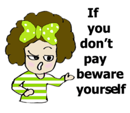 Where is my money V. English sticker #12093941