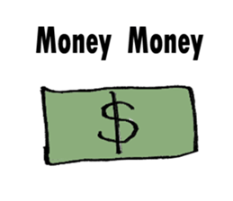 Where is my money V. English sticker #12093942