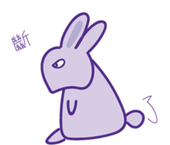 P rabbit not daily sticker #12094158