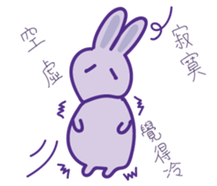 P rabbit not daily sticker #12094165