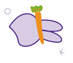 P rabbit not daily sticker #12094170