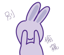 P rabbit not daily sticker #12094183