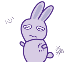 P rabbit not daily sticker #12094184