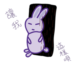 P rabbit not daily sticker #12094189