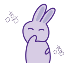 P rabbit not daily sticker #12094192