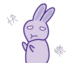 P rabbit not daily sticker #12094195