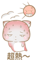 Flabby cat sticker #12094436