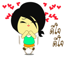 LOVELY LUCKY GIRL V.2 sticker #12095711