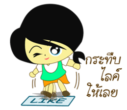 LOVELY LUCKY GIRL V.2 sticker #12095727