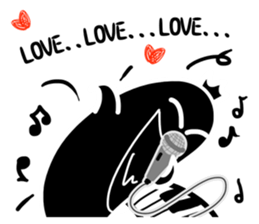 Little Black and Little White sticker #12095755