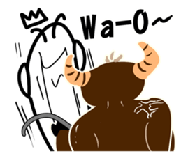 Little Black and Little White sticker #12095759