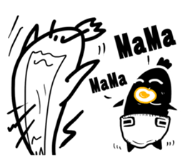 Little Black and Little White sticker #12095760