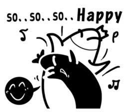 Little Black and Little White sticker #12095764