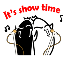 Little Black and Little White sticker #12095770