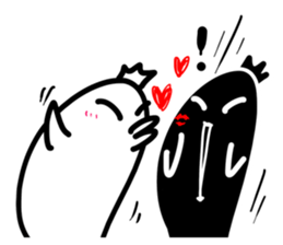 Little Black and Little White sticker #12095773