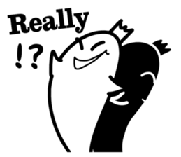 Little Black and Little White sticker #12095777