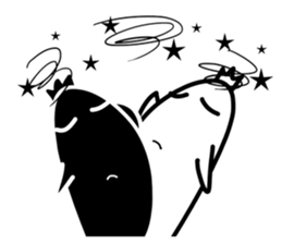 Little Black and Little White sticker #12095778