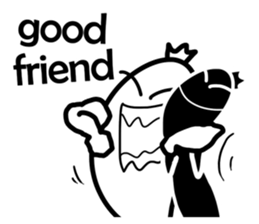 Little Black and Little White sticker #12095779